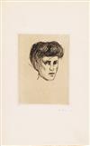 EDVARD MUNCH Kvinnehode.